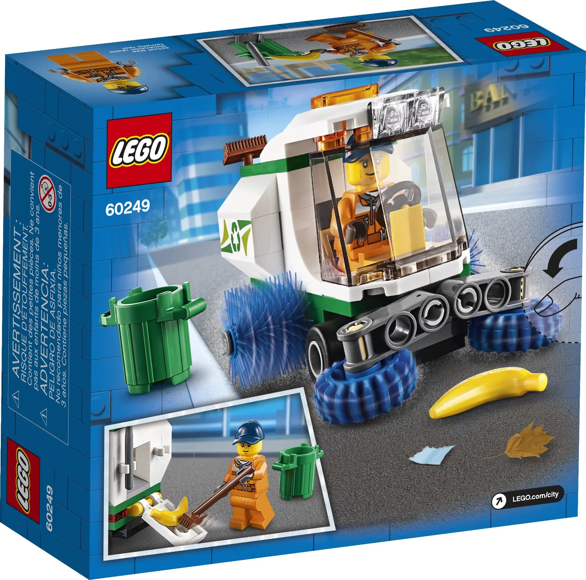 60249 Sweeper Kids for (89 Pieces) Toy Street LEGO City Construction