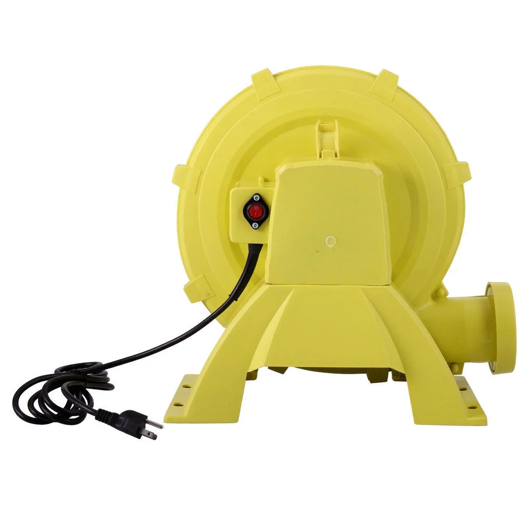 Water Blower, Indoor Fan Inflatable Safe, Castle, Air Green Pump for - Portable Yellow and Outdoor Bounce Slides,