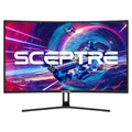 Monitor (C325B-185RD) Sceptre to Speakers, Build-in DisplayPort FreeSync DisplayPort sRGB AMD Black 99% Curved 144Hz HDMI Gaming 240Hz up 32-inch Machine 165Hz