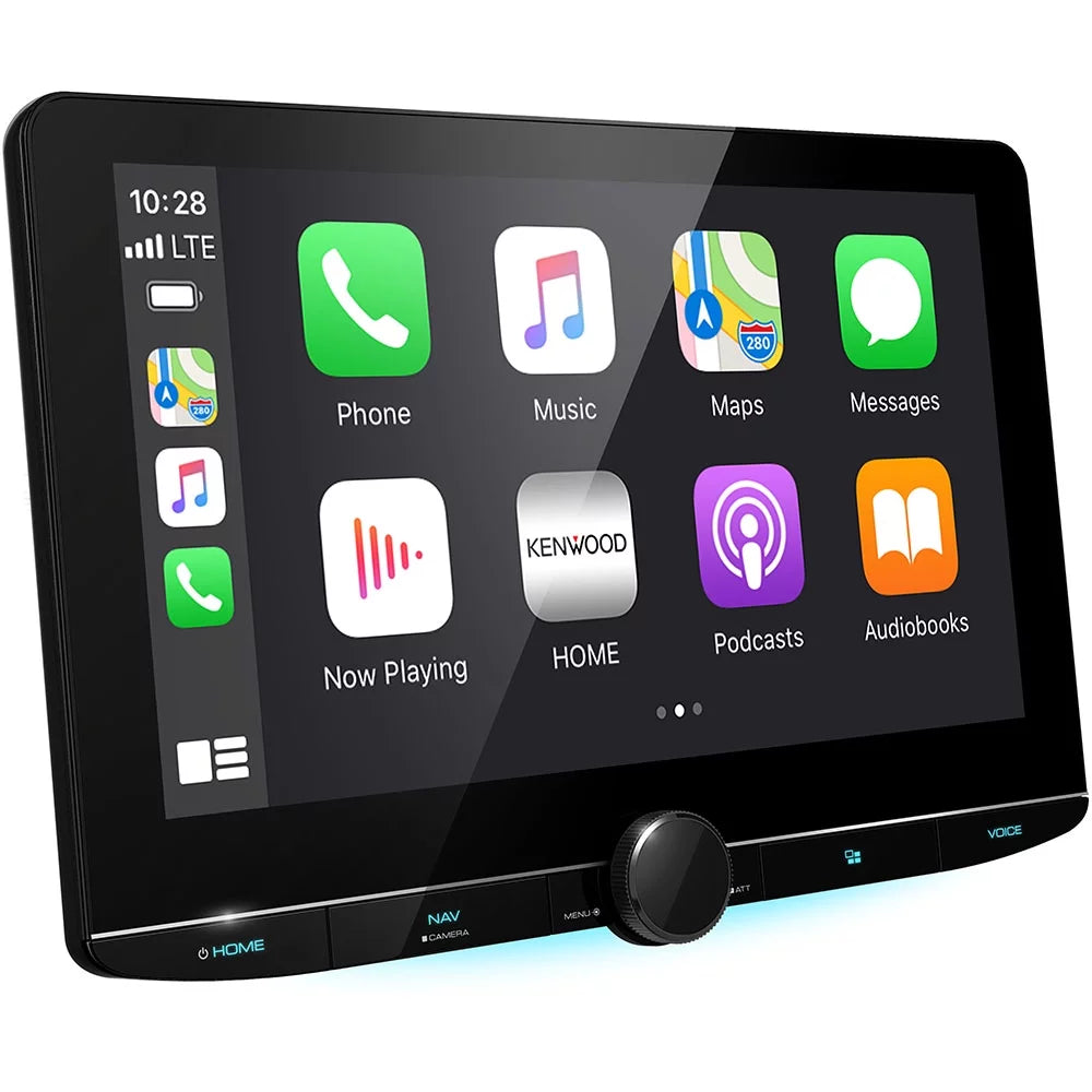Receiver 10.1" Dashboard DRV-N520 & Camera New DNR1007XR HD Kenwood Navigation Full