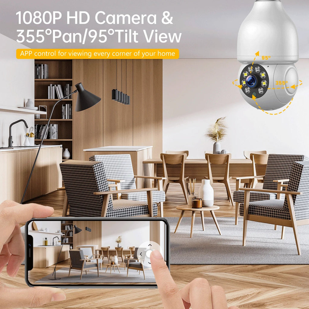 2 Bulb Wireless Dome PACKS SC16 Camera Security Surveillance Toguard Light Camera WiFi Outdoor