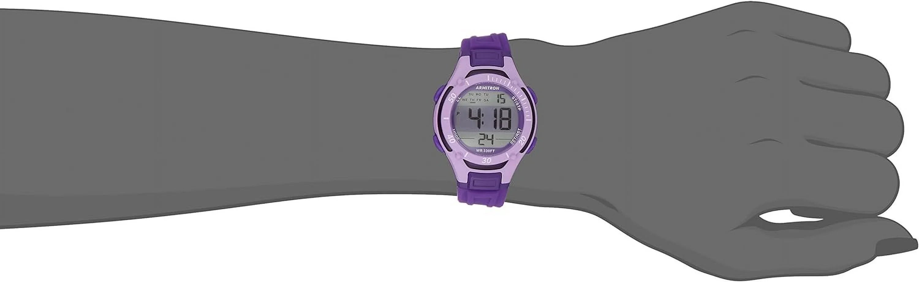 Display Purple Case Analog Bezel Castle BS-45-7062PUR Ladies Digital Watch And Resin