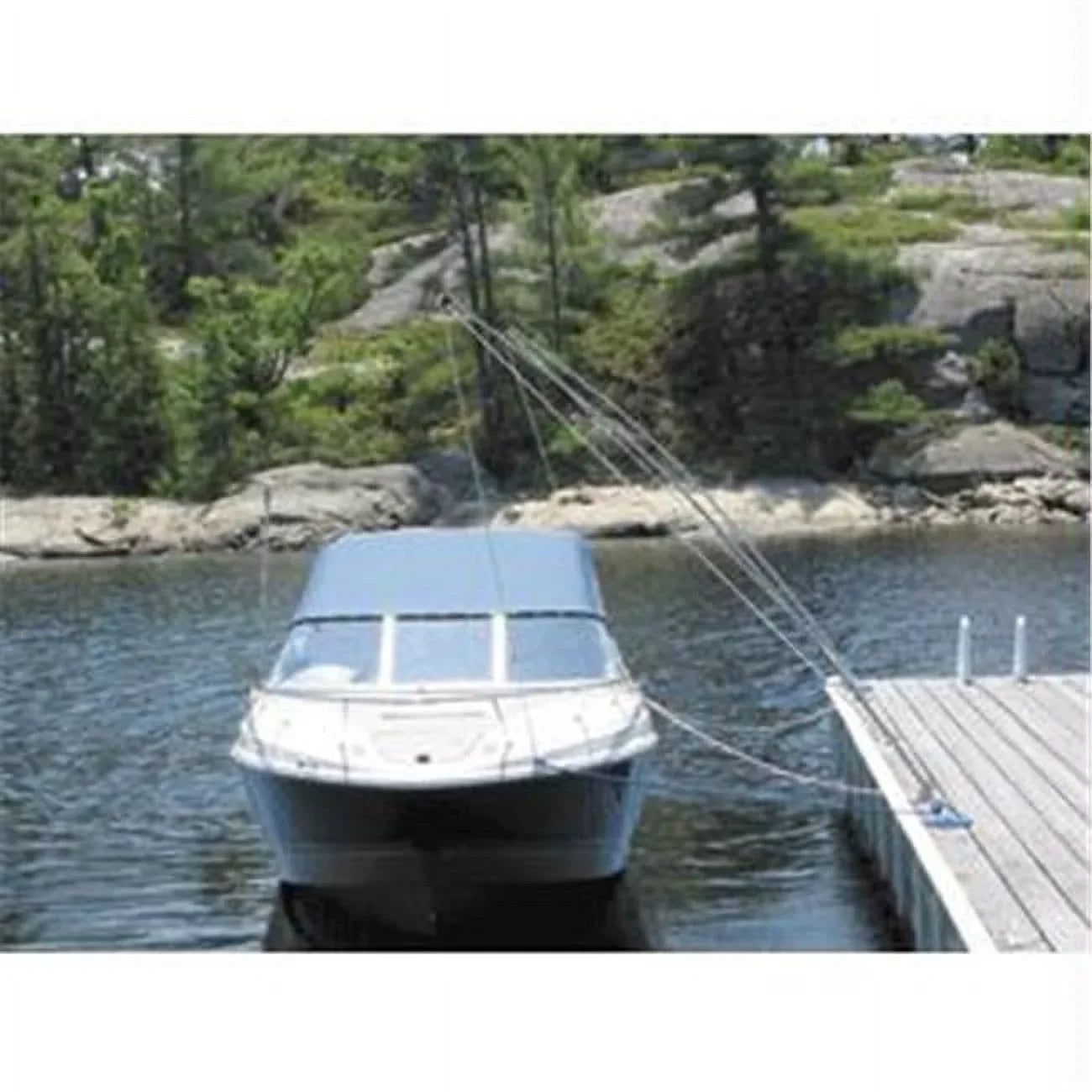 to Dock Edge 18ft [3200-F] Premium up 8ft Whips 2PC LBS 2,500 Mooring