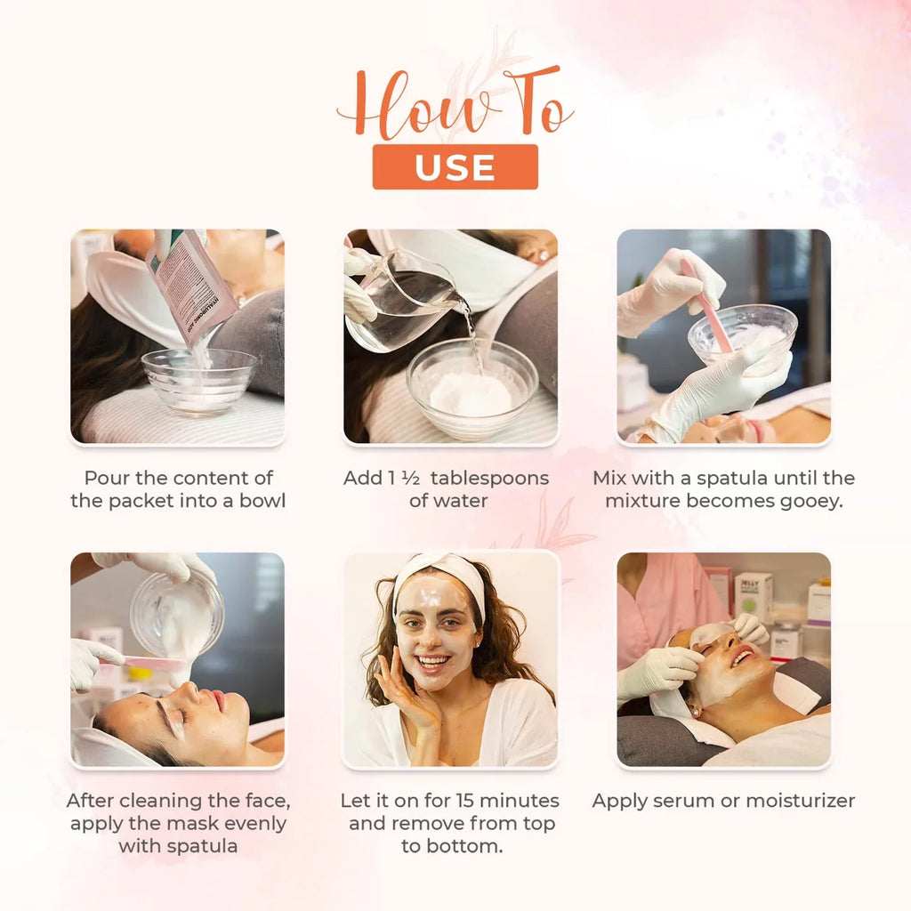 | Rubber Mask Spa 23 Peel-Off Sea Moisturizing Skin Jelly Mask fl oz Face Mask Set Care Jar Care Gel Mud BRÜUN Jar