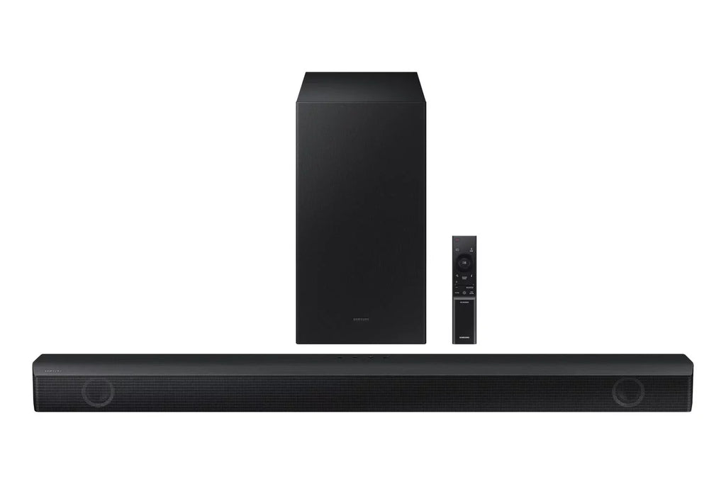 AI 55" Upscaling and HW-B550 2.1ch TV with Smart 4K OLED Audio with Samsung with a Dolby Soundbar QN55S90CAFXZA Subwoofer (2023) Samsung
