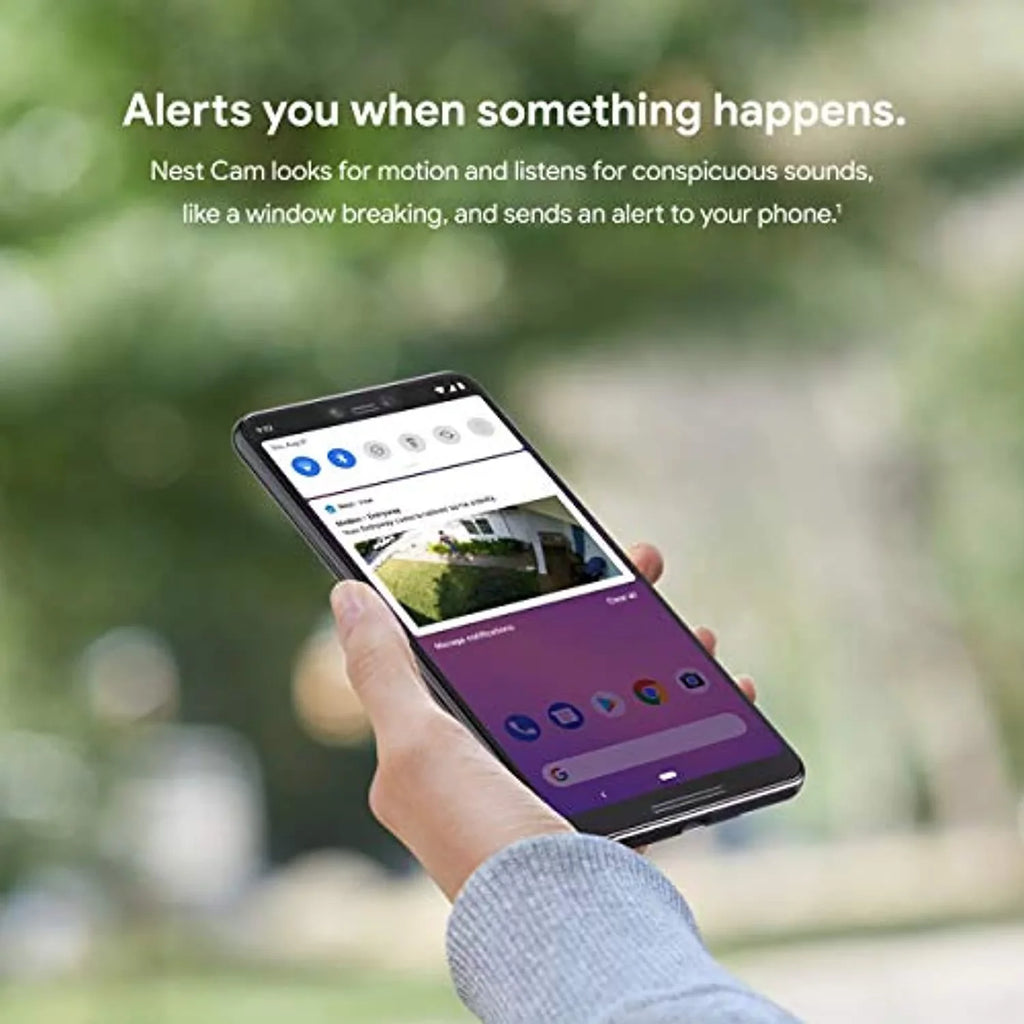 Surveillance Phone Generation - Outdoor Camera with Your 1st Night 2-Pack Control - Weatherproof Nest Vision Cam with Camera Outdoor - Google -
