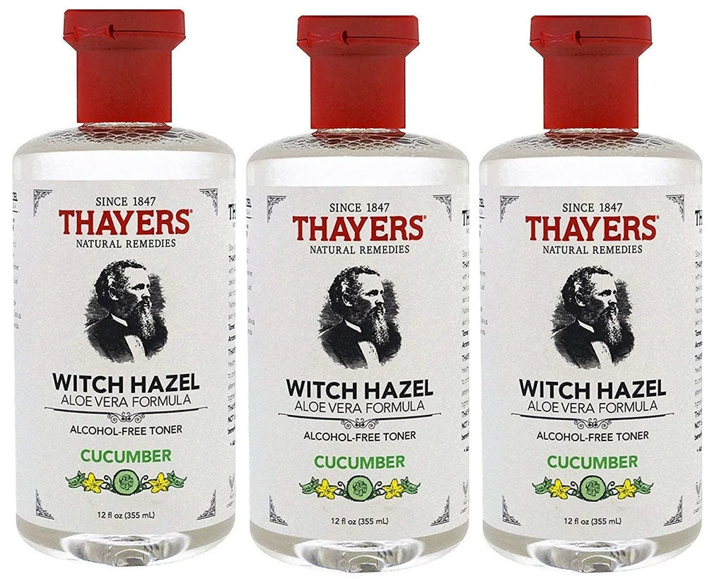 Aloe 3 - Witch fl Vera Lavender, 12 Toner, Hazel Thayers Pack oz