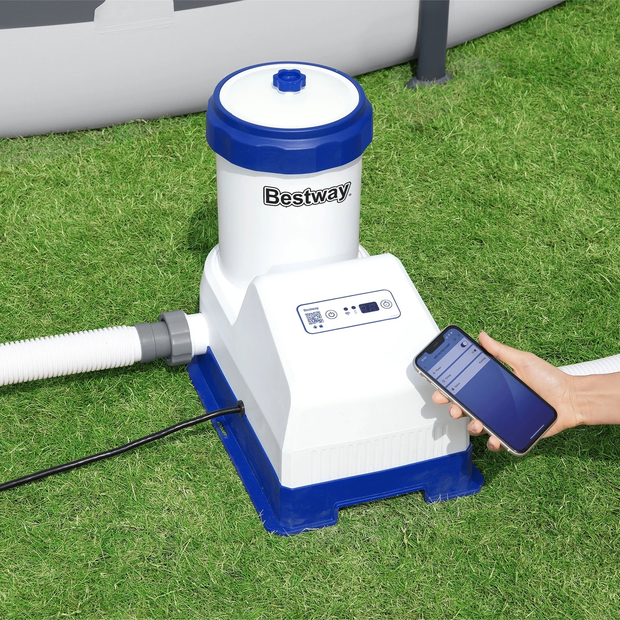 Flowclear App Pump Pool Smart Touch GPH Bestway Controlled Filter 2000