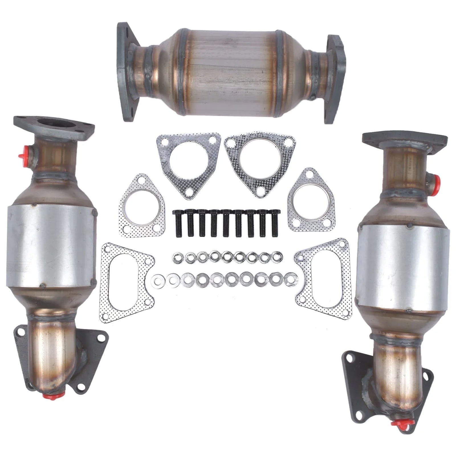 2005-2008 Set Replacement 3.5L Converters Pilot for GELUOXI Catalytic 45106-45107-45108 Honda