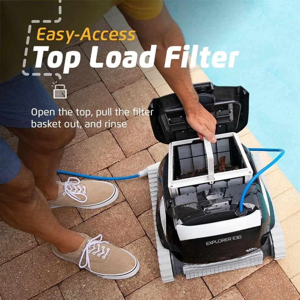 Fi to Vacuum FT Robotic - - Pool 50 up Wi Cleaner Fine Explorer Ultra Bundle Filter with E30 Dolphin