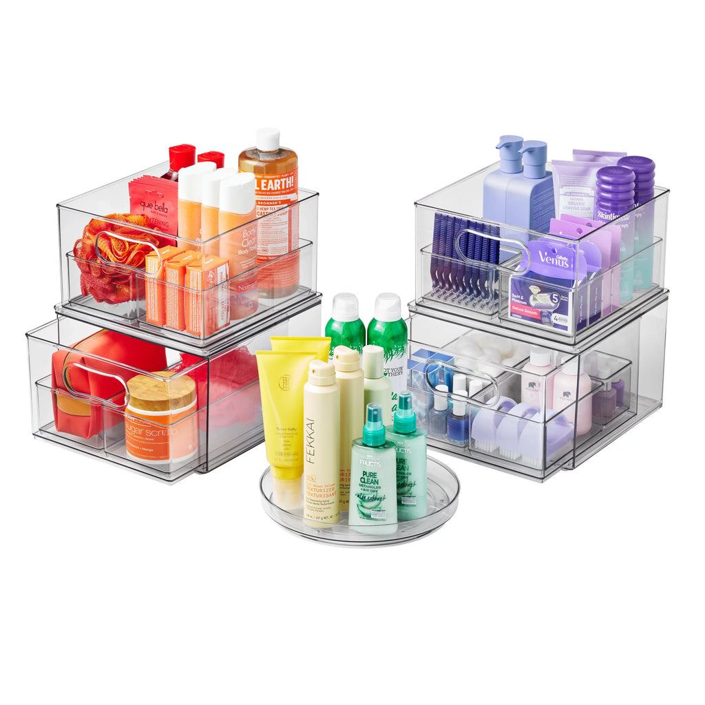 Home Storage The Piece 17 Clear Modular Edit Bath Plastic Edit, System