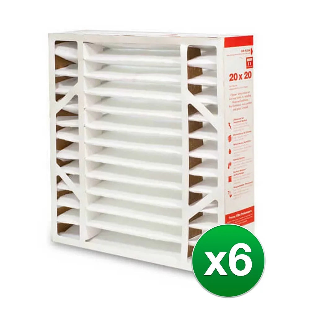 Furnance (6 Filter Honeywell Replacement Air for 20x20x5 Pack) MERV 11 FC100A1011 AC