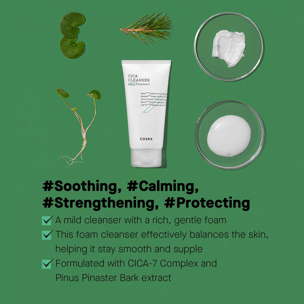 Pure | Fl.Oz 150Ml / Centella Cosrx Cica Free. | Fit Cruelty 5.07 Cleanser,