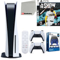 Accessory PS5 Sony 21, with Bundle Controller, Microfiber Disc) Extra Cleaning Remote, Show White Kit Playstation and Cloth Media Starter Version (Sony Disc 5 MLB The