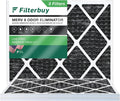 Eliminator Pleated 20x22x1 MERV Air 8 HVAC Odor with Filters Furnace Filterbuy Carbon AC Activated (3-Pack)