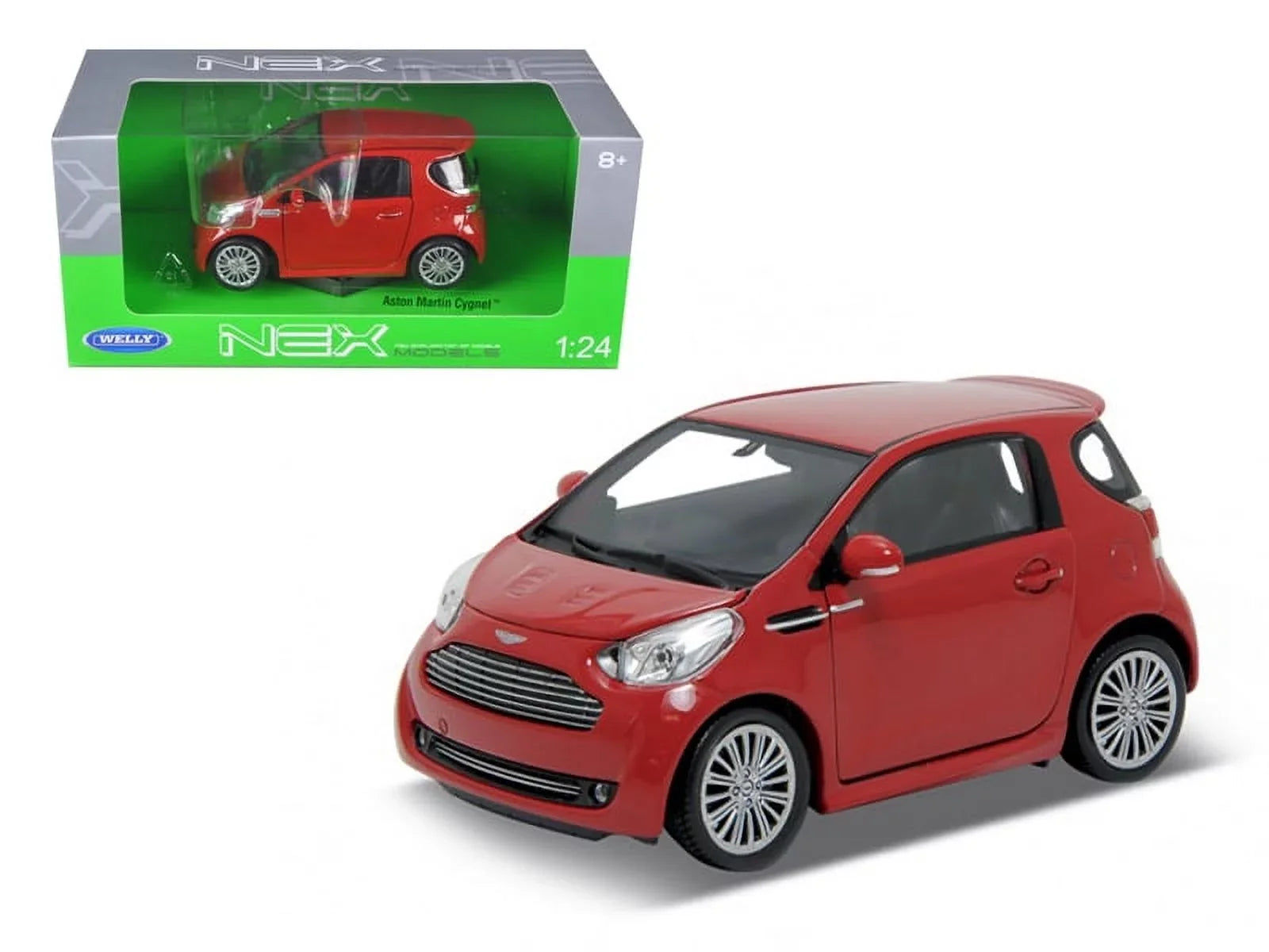 Martin Red Cygnet Welly 1/24 Car Aston Diecast Model by