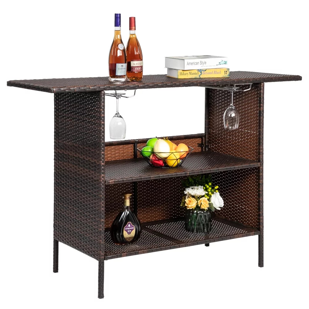 Table Beautiful Modern And Brown Stylish Gradient Bar