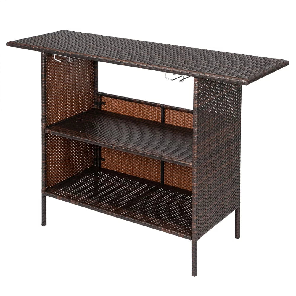 Table Beautiful Modern And Brown Stylish Gradient Bar