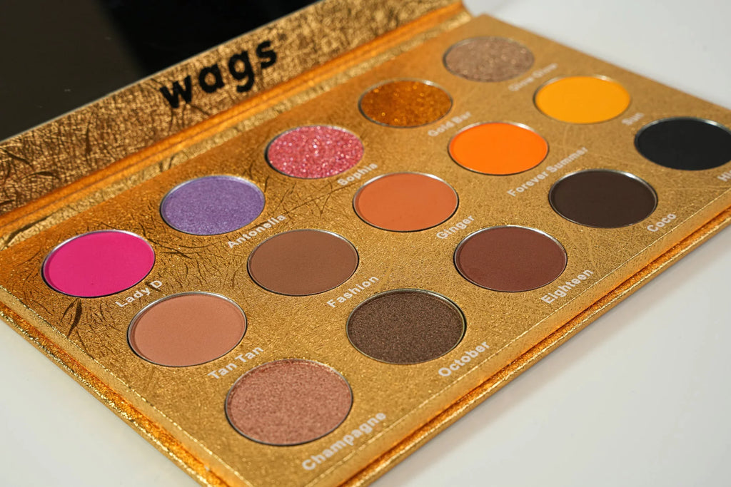 Vibrant Matters Eyeshadow Palette, Palette, Wags Colors and Gold High Pigmented Summer