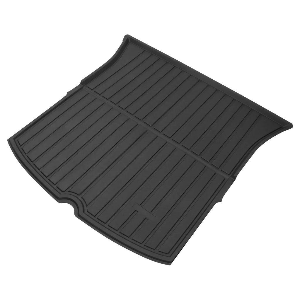 All Mat Waterproof Frunk 2020-2023 Trunk Cargo Covers Backrest Motorsports Ikon Black Model Protector with Y Injection TPE Mats + Tesla Trunk Liner Under Compatible Anti-Slip Weather Storage