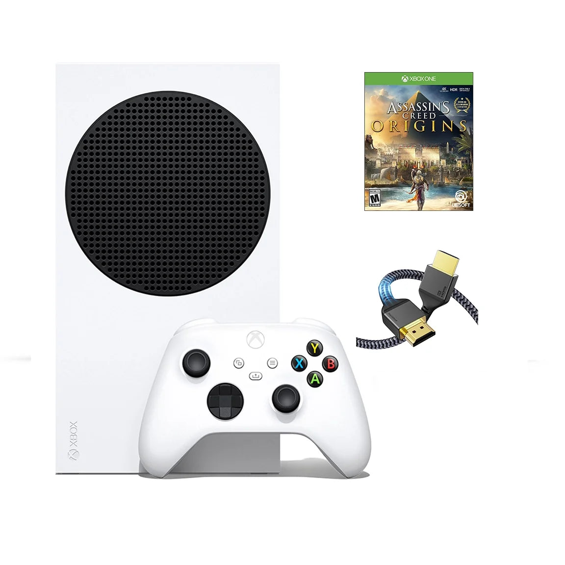 Series High MTC Gaming HDMI Speed Microsoft Console and Game Assassins Xbox S Cable Full 512GB Origins Creed SSD with