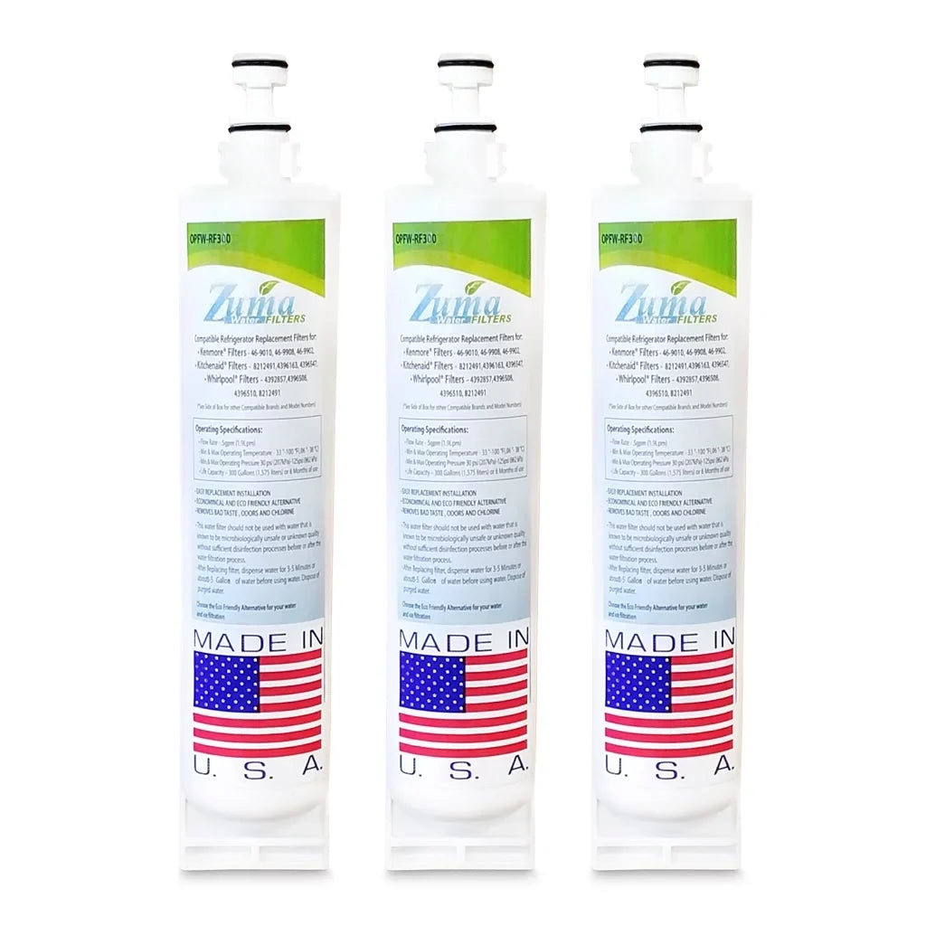 4396510 , Water # OPFW-RF300 - Made 3 in and , with Pack Ice ZUMA Whirlpool® U.S.A. Brand Model - , Compatible Filter