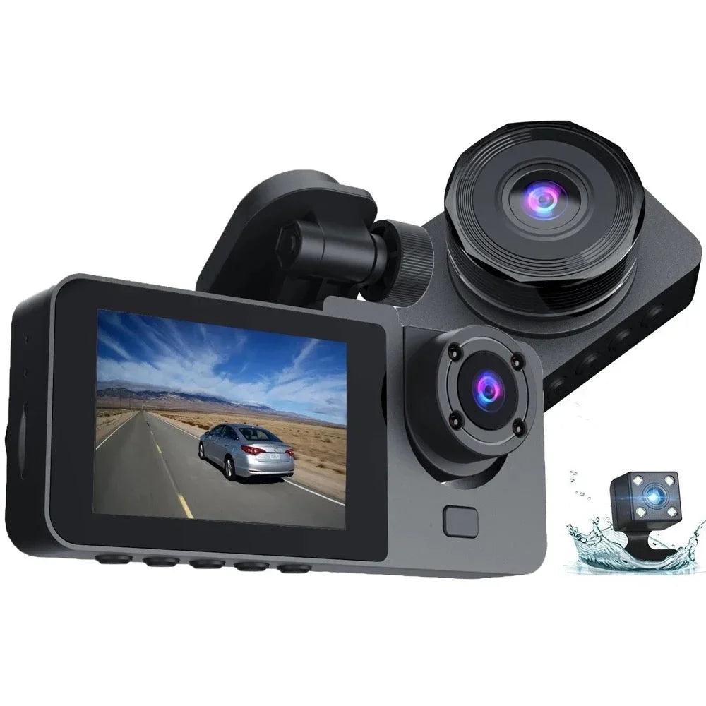 Video Camera Vision Car Car Recorder. DVR 3 Night Dash