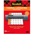 (TP3854-100) 11.4 Size Pouches, Scotch Letter 100-Pack, 8.9 Laminating x Thermal Inches, Sheets