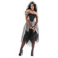 Fancy M Costume Bride Gray Halloween Undead Morph Ghost Womens Zombie Dress Corpse Halloween