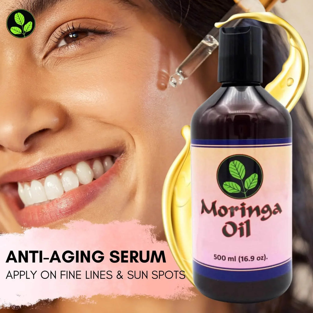 for Oil Moringa Oil 16.9 with Nutrients Life by Skin and Oil, (500ml) Pure 93 Seed Hair oz, Moringa Energy Moringa 16.9oz