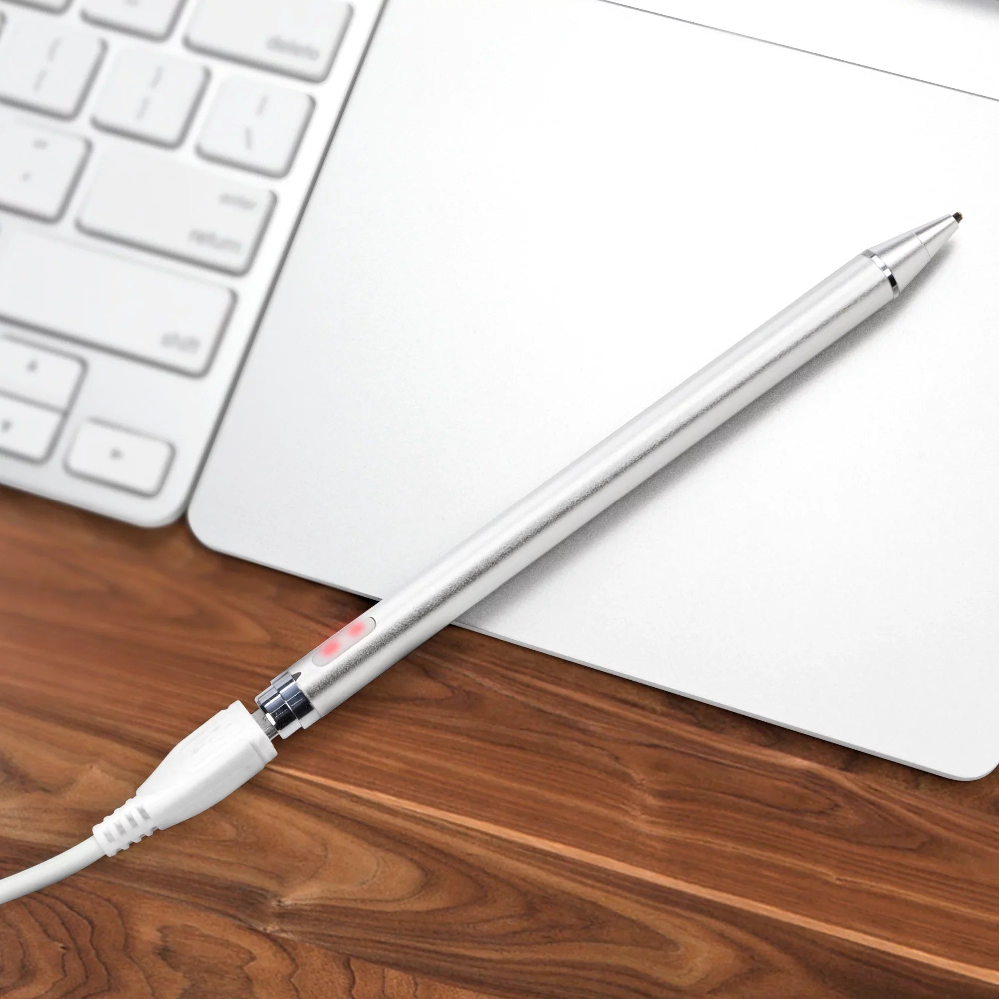 Convertible Active - Tip Stylus Electronic (11.6") Fine Silver with C330 Pen, Stylus Ultra Lenovo 2-in-1 Stylus] [AccuPoint Chromebook Metallic BoxWave