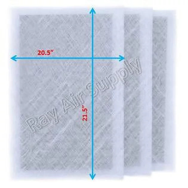 (3 Cleaner Refills Filter Pads 22x24 Dynamic Air Replacement Pack)