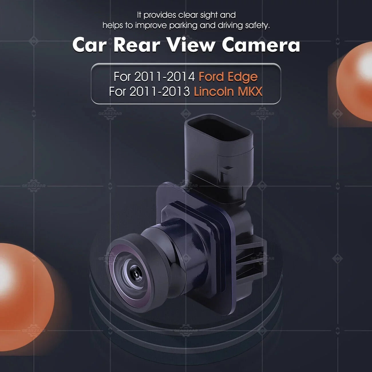 2011-2013 Rear Lincoln Camera For MKX BT4Z-19G490-B View Edge Ford Backup