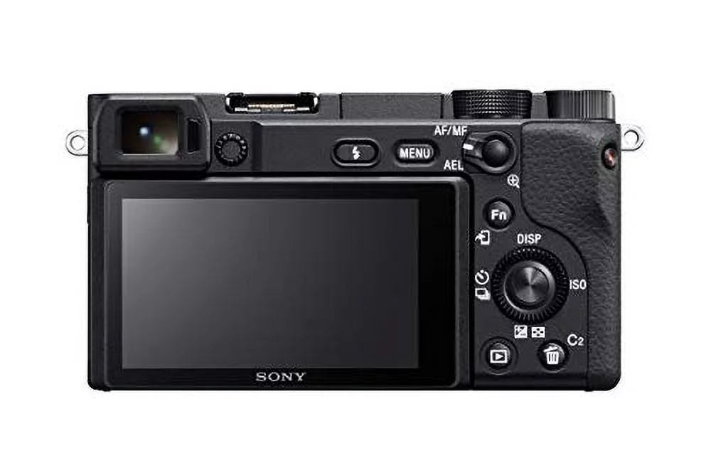 Camera Camera: with Restored Sony 4K Body Compact Mirrorless Flip a6400 & Auto ILCE-6400/B Up Lens Digital - Video (Refurbished) Alpha Touchscreen APS-C Focus, Eye Interchangeable Real-Time