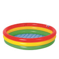 Central Pool Round Kiddie Swimming Pool Red/Blue 59" - Inflatable