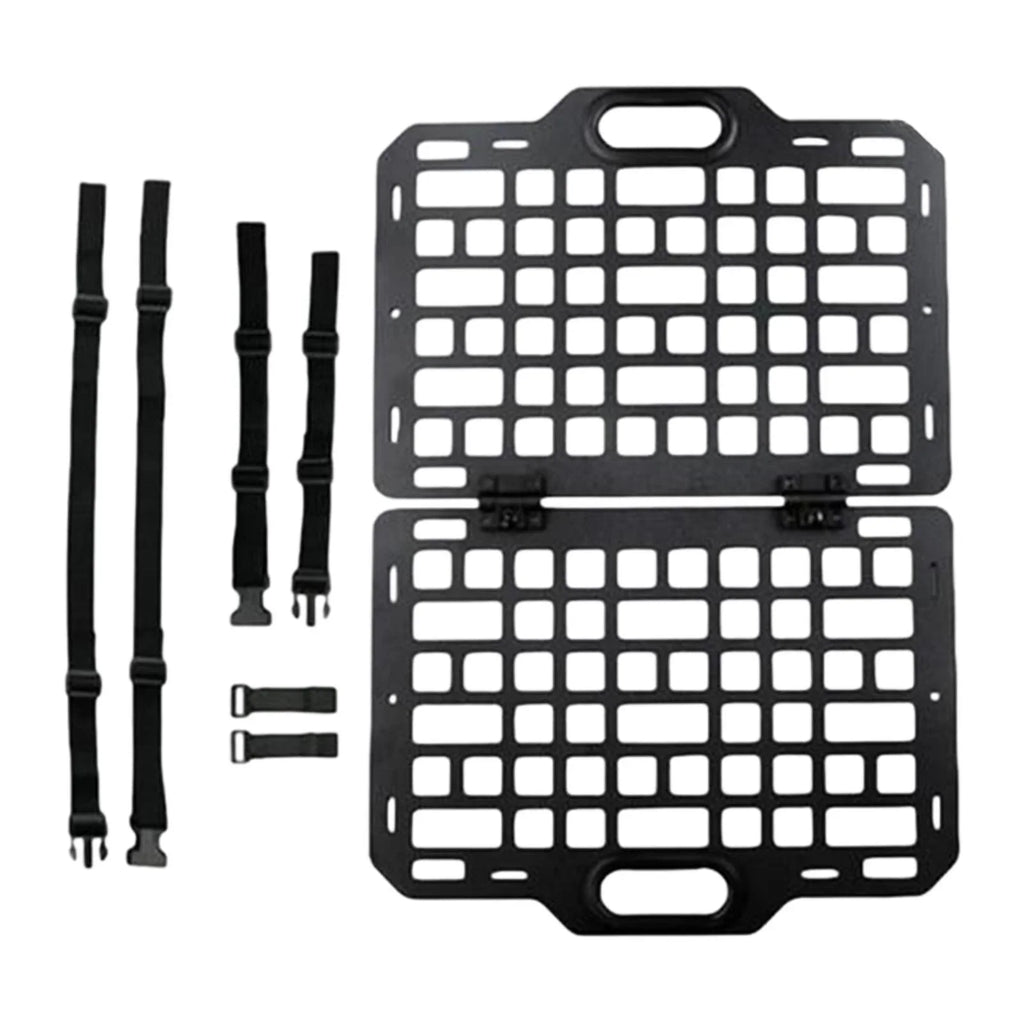 Back Seat Seat Organizer Plate AMLESO Auto Panel Hanging Automotive Auto Parts Molle Storage Truck Car Modular Panel for Seatback