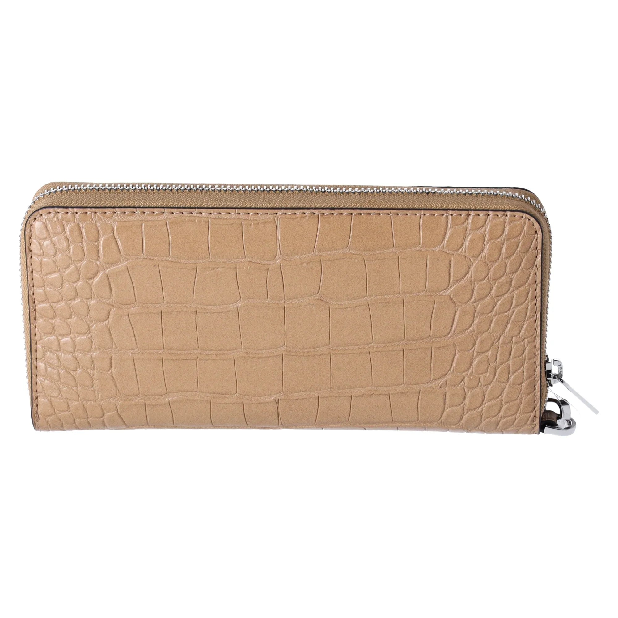 Camel Continental Large Michael Wallet Embossed Jet Kors Croc Travel Set