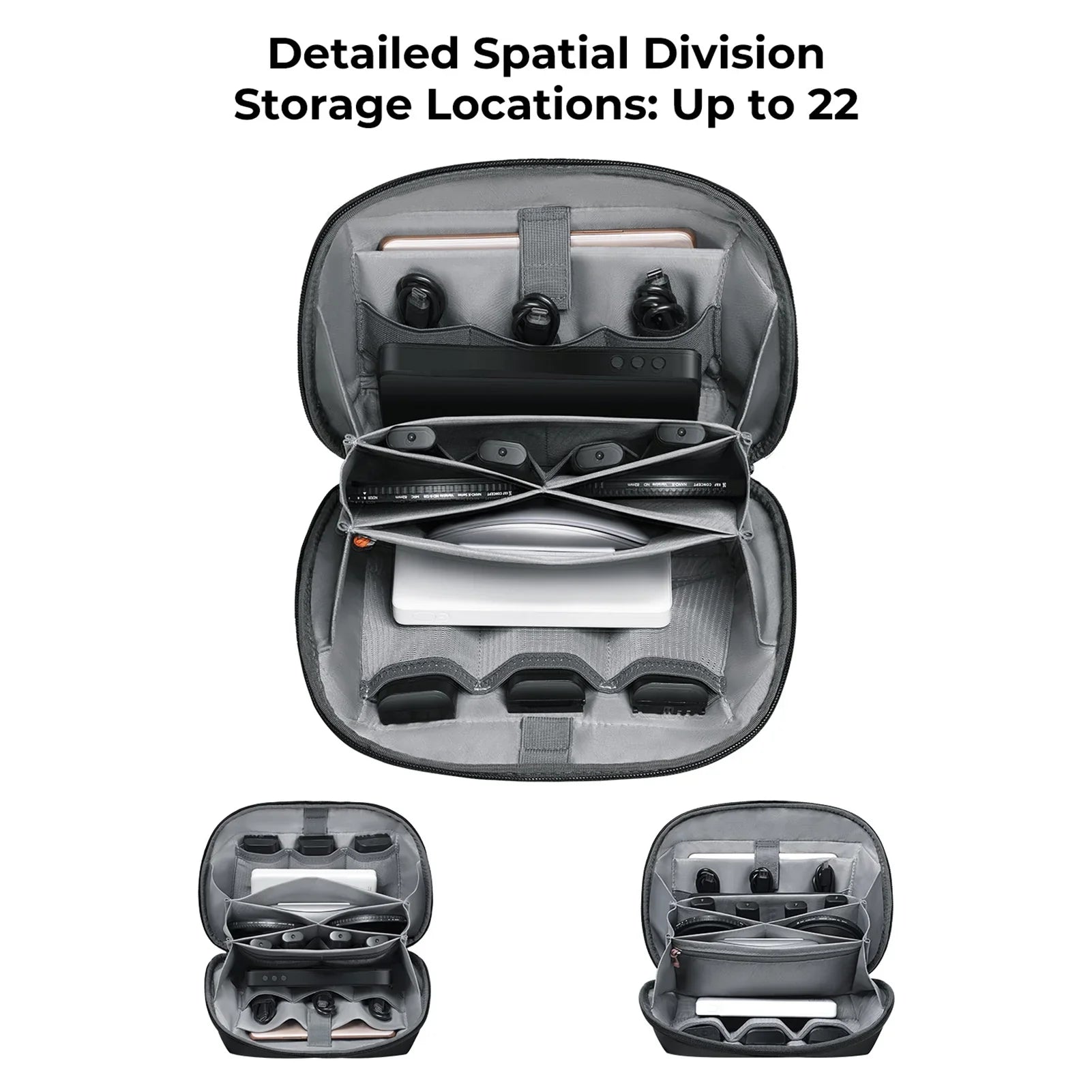 Waterproof for Shockproof K&F Phone Camera Compartments 4L Large with Storage Lens Photography Digital Bag Capacity CONCEPT KF13.130 Camera