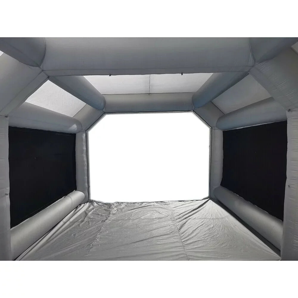 Tent Large 6x3x2.5m Air Car Paint Booth with Portable OUKANING Paint Filter Inflatable Car