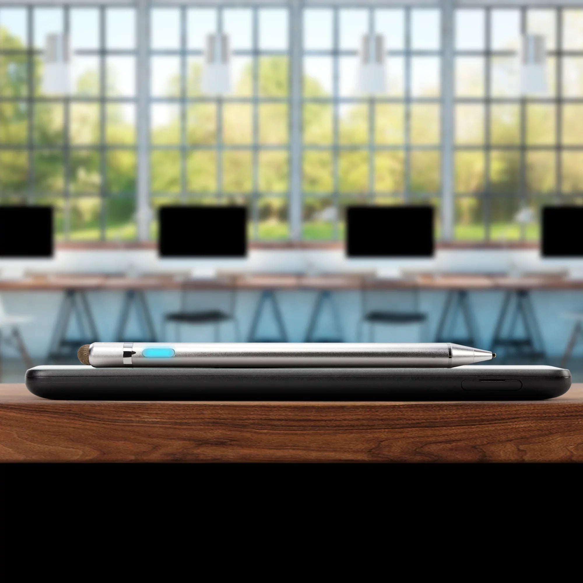 Convertible Active - Tip Stylus Electronic (11.6") Fine Silver with C330 Pen, Stylus Ultra Lenovo 2-in-1 Stylus] [AccuPoint Chromebook Metallic BoxWave