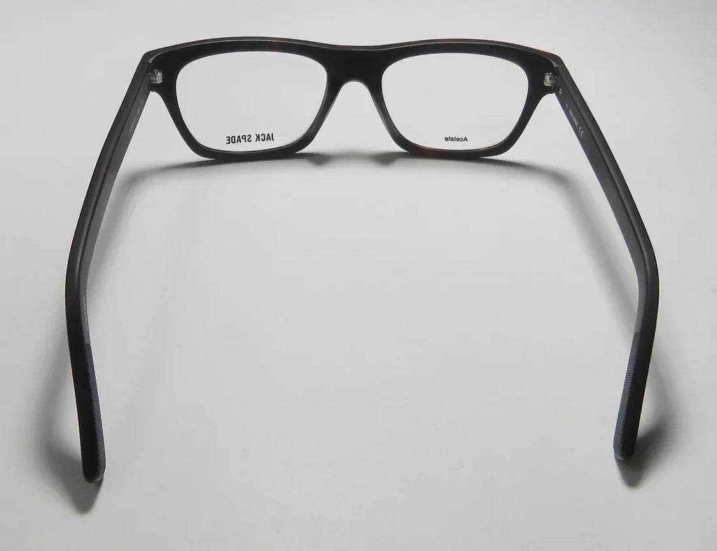 LENSES SPADE JACK FULL-RIM CLASSIC DESIGNER NEW MATTE DESIGN TORTOISE FRAME 53-18-140 COLLECTIBLE DEMO JONATHAN MENS/WOMENS UNISEX EYEGLASSES/EYEWEAR