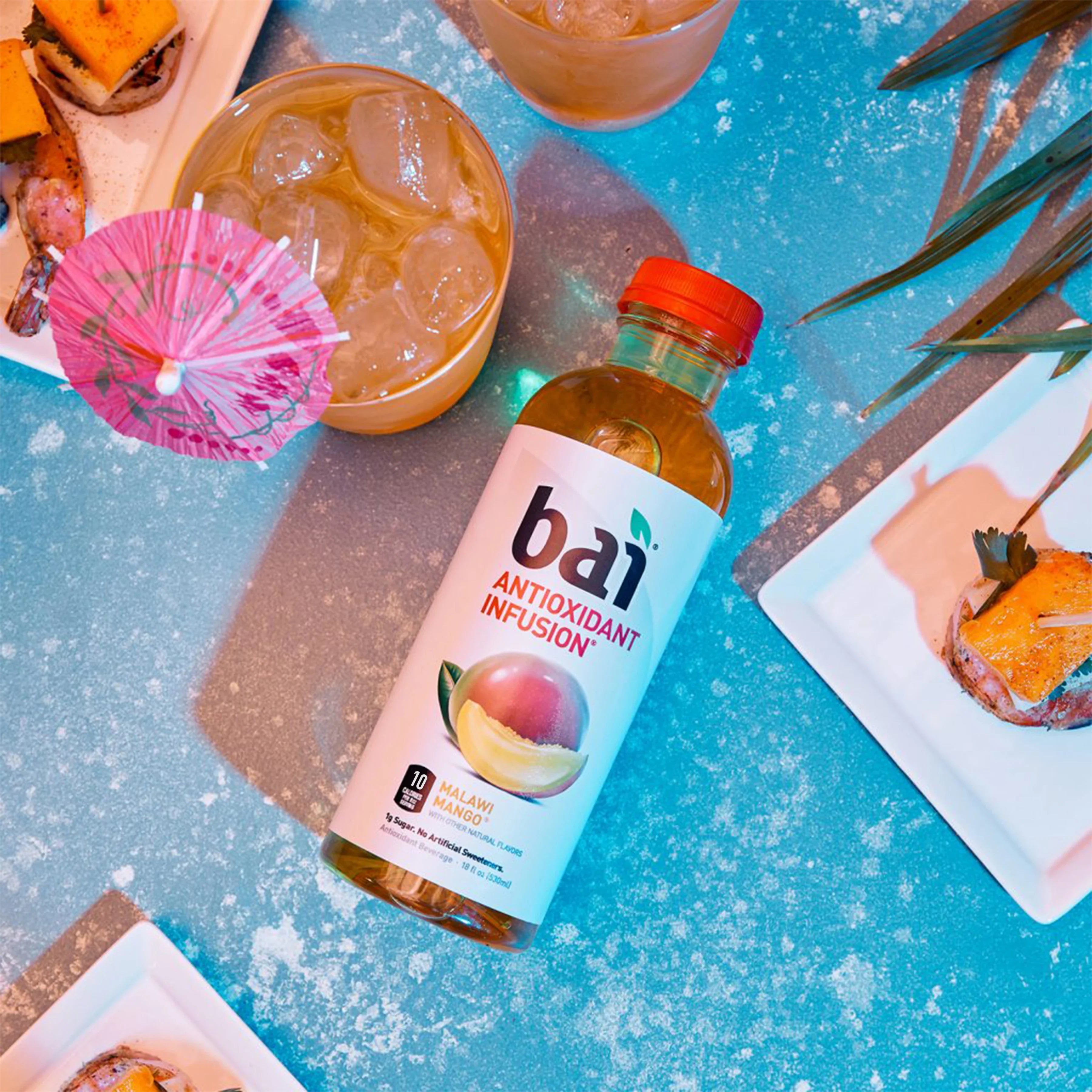 Drink, Mango, Infused Malawi Oz, Bai 12 18 Gluten-Free, Pack Antioxidant Fl Bottles