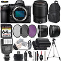 Wide + Wireless Mirrorless Lens UV-CPL-FLD International + Camera with Flash + 2.2x Filters + 0.43X Remte Memory + Nikon Digital Lens f/1.8 - + Card Angle Version 50mm Telephoto 64GB Z5 S Lens