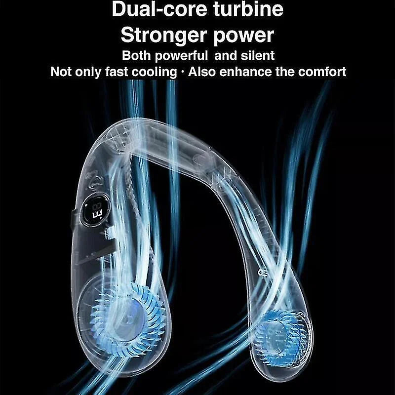 Rechargeable Cooling Neck Bladeless Cooler Usb Fan Neckband