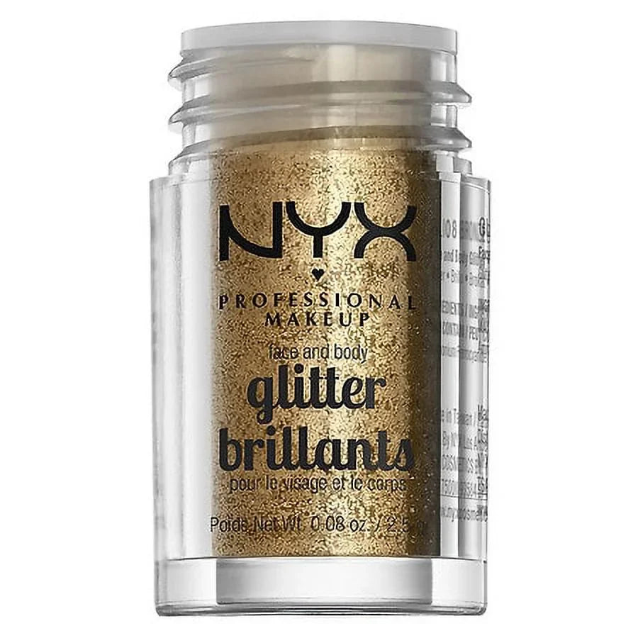 Body 2 Makeup Professional & Pack Bronze 0.08 of NYX Face Glitter, oz