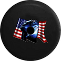 Inch American 2019 Tire Cover Wrangler Worker Jeep 2018 for 32 Spare Backup Waving Welder RV JL Flag Camera Iron
