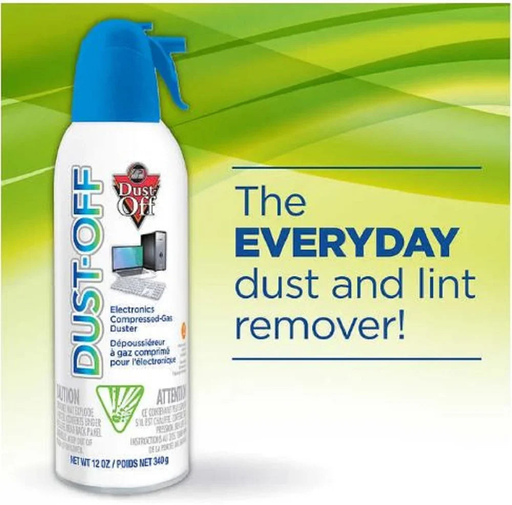 12 Duster, Gas Count 6 oz, Compressed Dust-Off