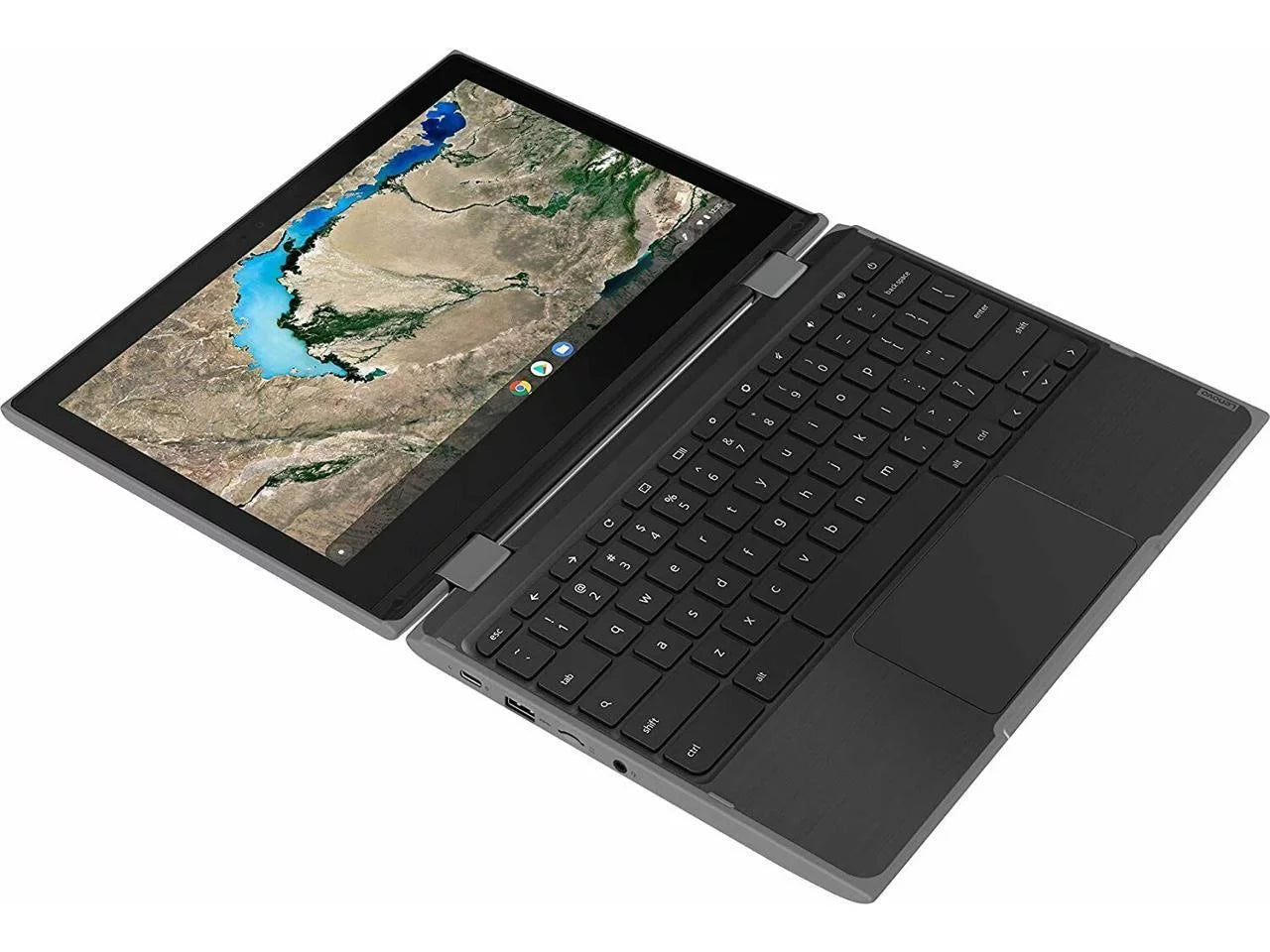 Webcam, OS MediaTek MTK Chromebook, Core, 11.6 RAM, Lenovo Quad HD, 300e 32GB 4GB (Fair) Pre-Owned Chrome inches eMMC, 8173C