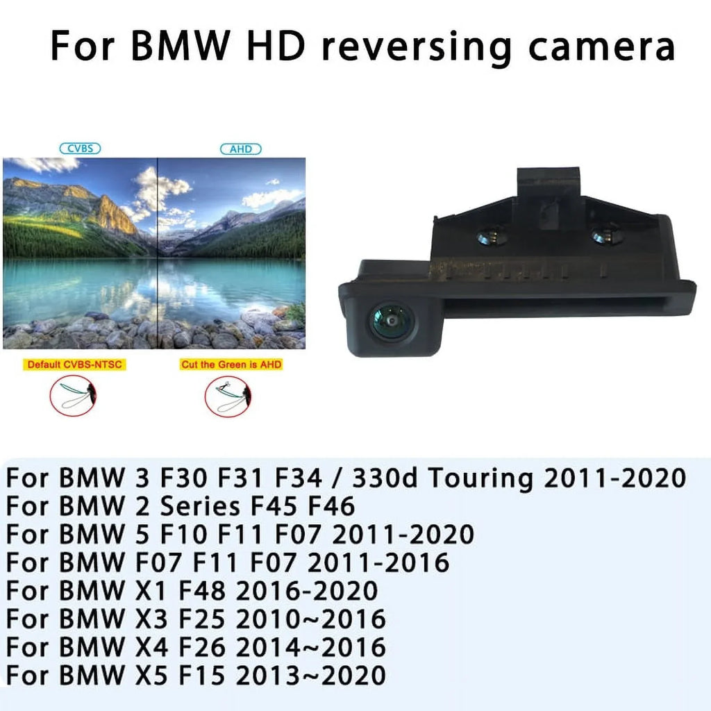CCD F31 X1 Series Camera F07 X3 F11 Parking Night Vision F10 Reverse AHD 1080P X5 View Car Backup Rear For F30 F34 3 BMW
