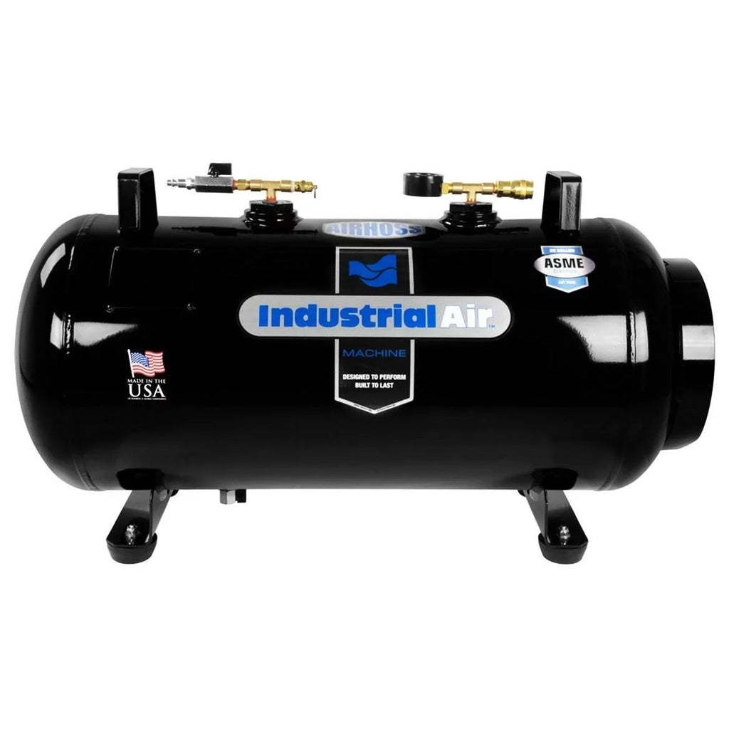 Industrial Vertical AirHoss Air Auxiliary & Horizontal Tank Small 20 Gallon Air